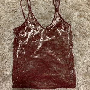 American Eagle Velvet Tank Top